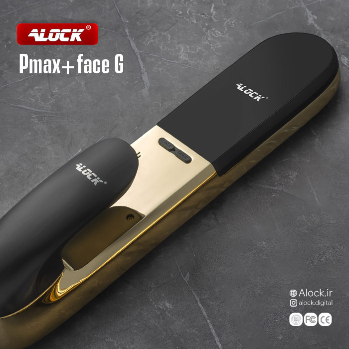 دستگیره دیجیتال ALOCK مدل Pmax Face Gold