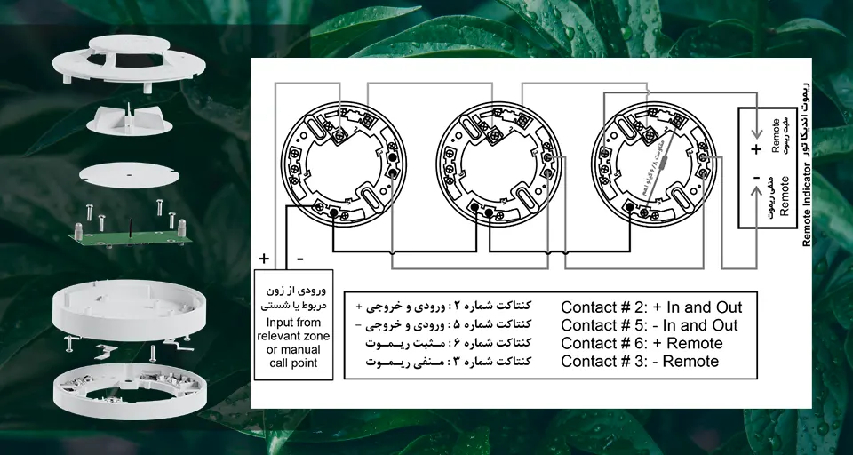 دتکتور حرارتی افزایشی زیتکس ZI-H 715 FIX &ROR
